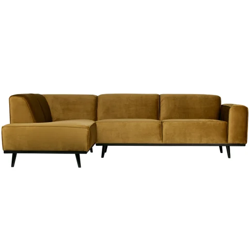 Hoekbank Jaso polyester geel links