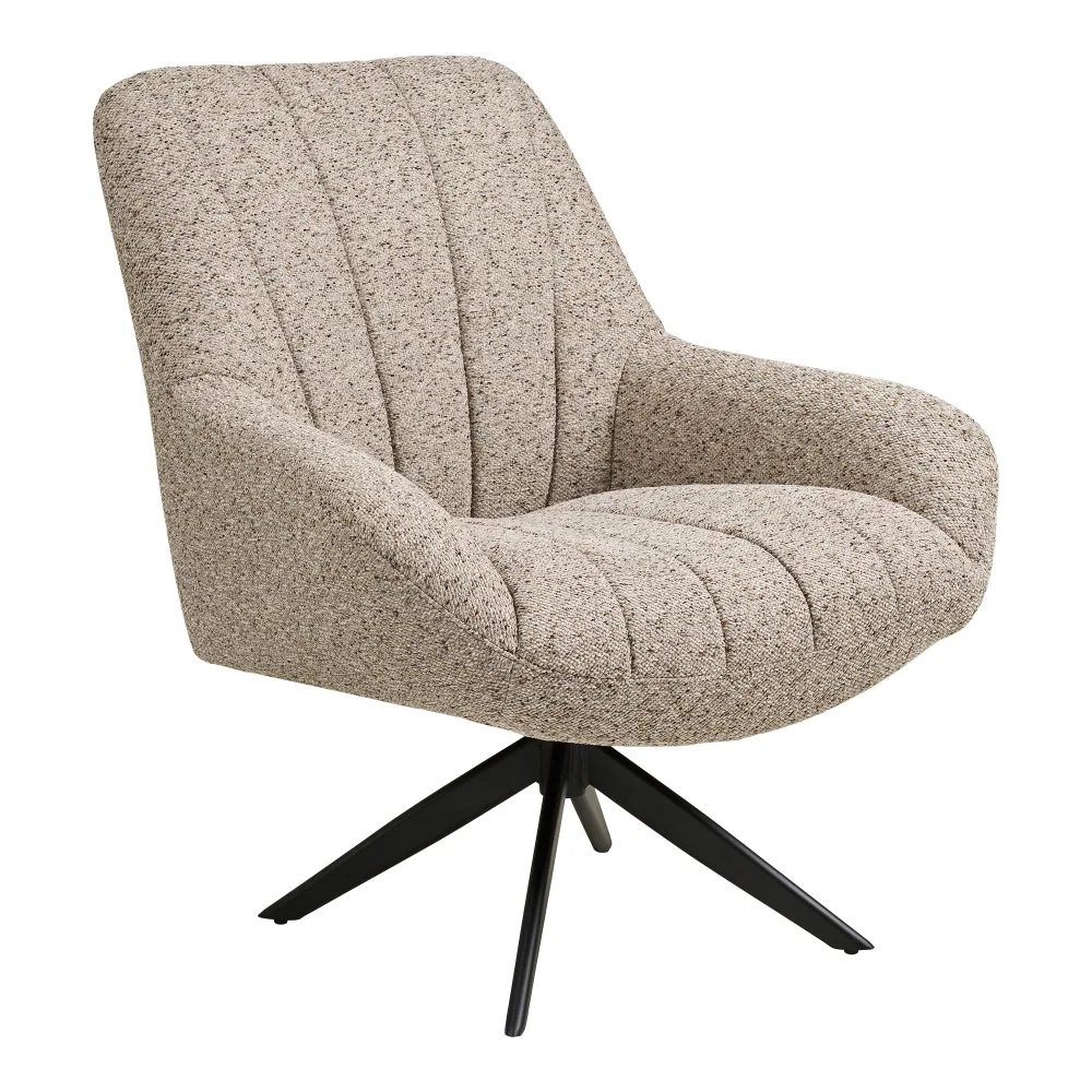 Fauteuil Levvo staal grijs