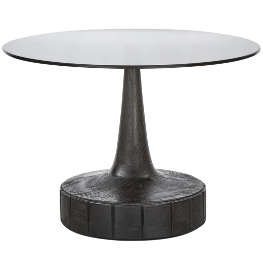 Bijzettafel Belan mangohout zwart 60 cm