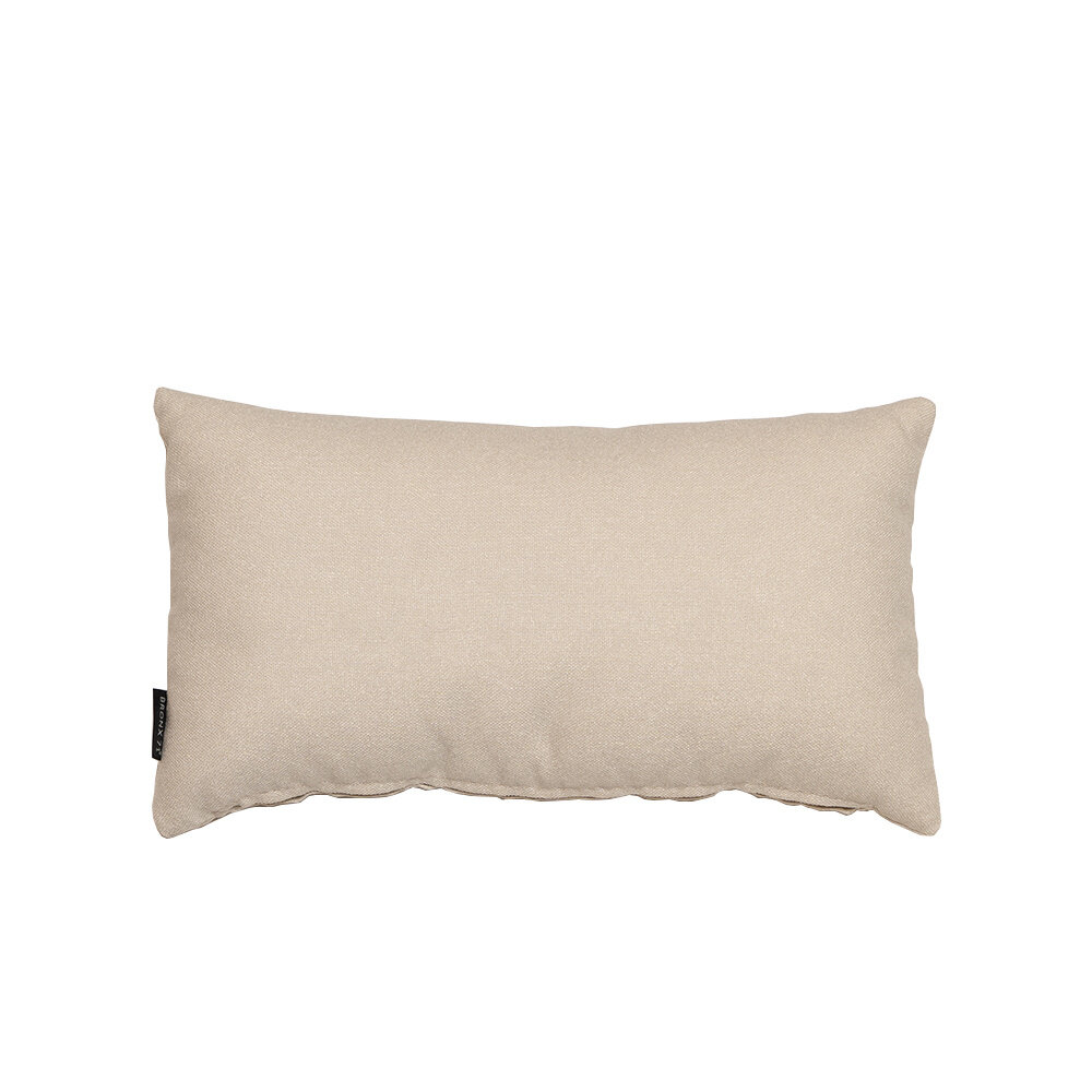 Kussen Belis polyester gebroken wit 25 × 45 cm