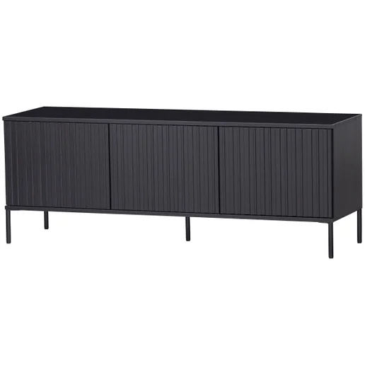 Tv-meubel Loro zwart 150 cm