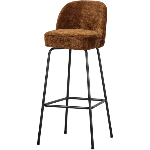 Barkruk Palia polyester bruin 80 cm 50 cm