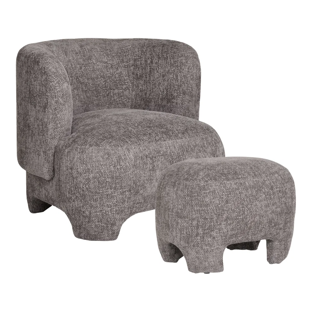 Fauteuil Elar schuim grijs
