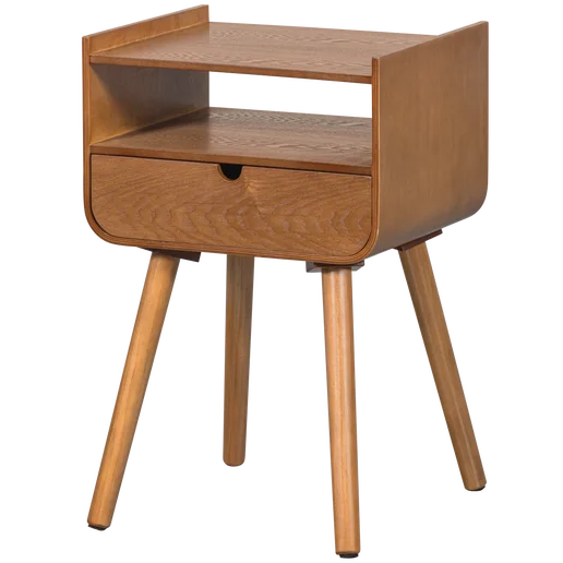 Bijzettafel Fenro MDF naturel