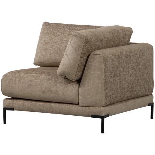 Bank Selsila stof beige