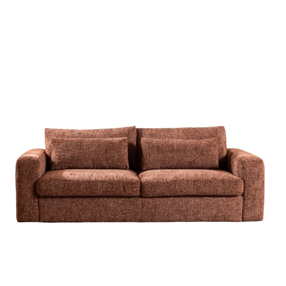 Bank Palia miscanto 80 warm rood 3-zits
