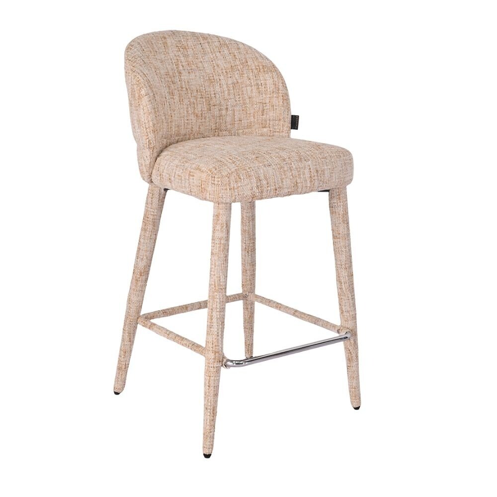 Barkruk Gran chenille polyester beige 69 cm