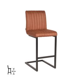 Barkruk Korla microfiber cognac sy-483-12