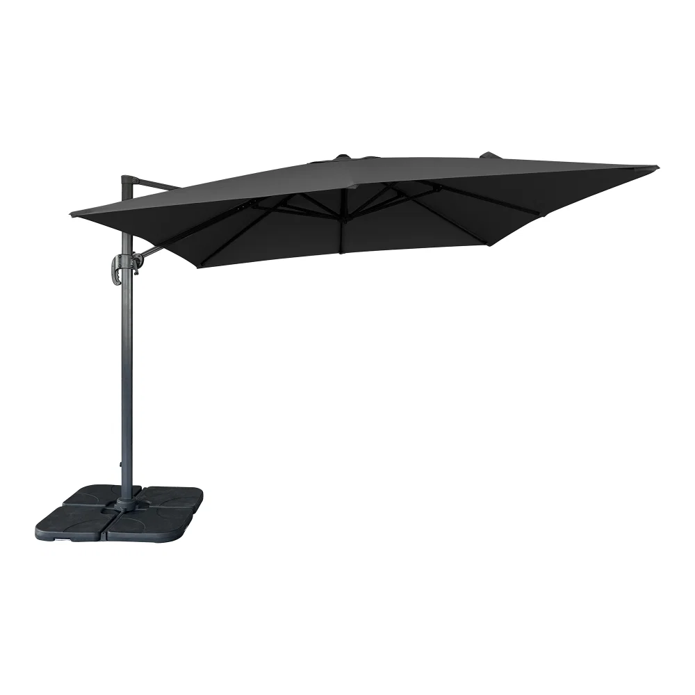 Parasol Vinel aluminium zwart