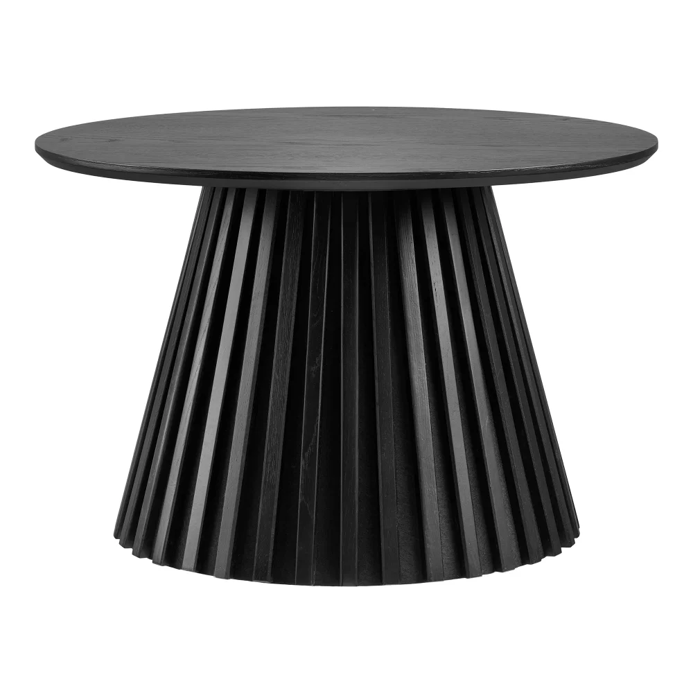 Salontafel Palto eikenfineer zwart 70 cm