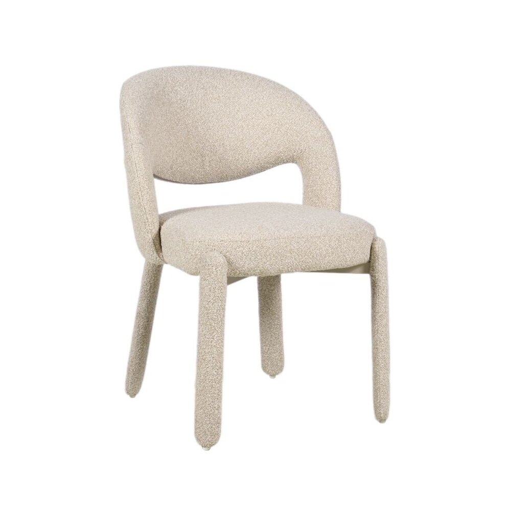 Stoel Rosna polypropyleen polyester taupe 56 cm