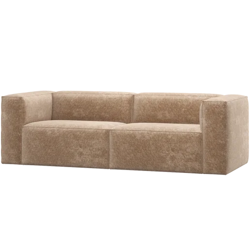Bank Zelnala velours roze 5-zits 242 cm