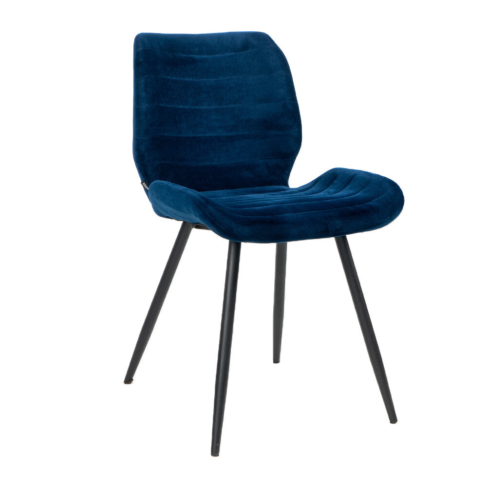 Stoel Terla stof blauw