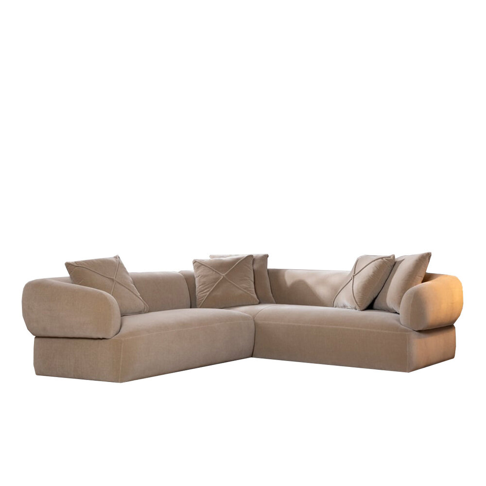 Hoekbank Jasar nee taupe rechts