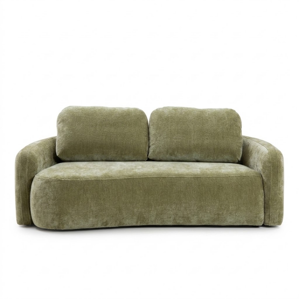 Bank Lane chenille groen 5-zits