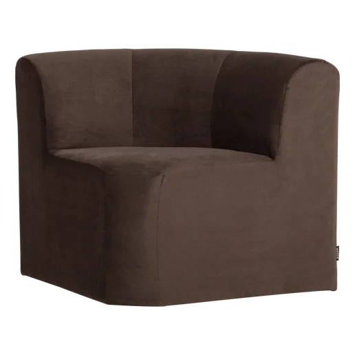 Bank Alna velours 80 × 83 cm hoog