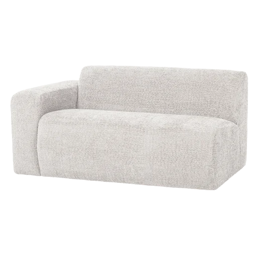 Bank Alla wol beige 5-zits links