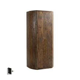 Kast Kora mangohout espresso 70 × 160 cm hoog