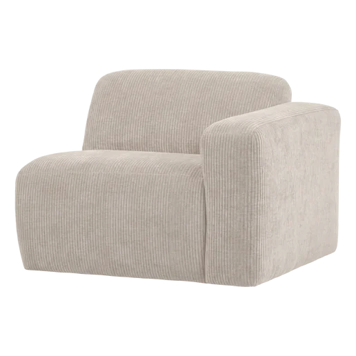 Bank Orar beige 1-zits rechts