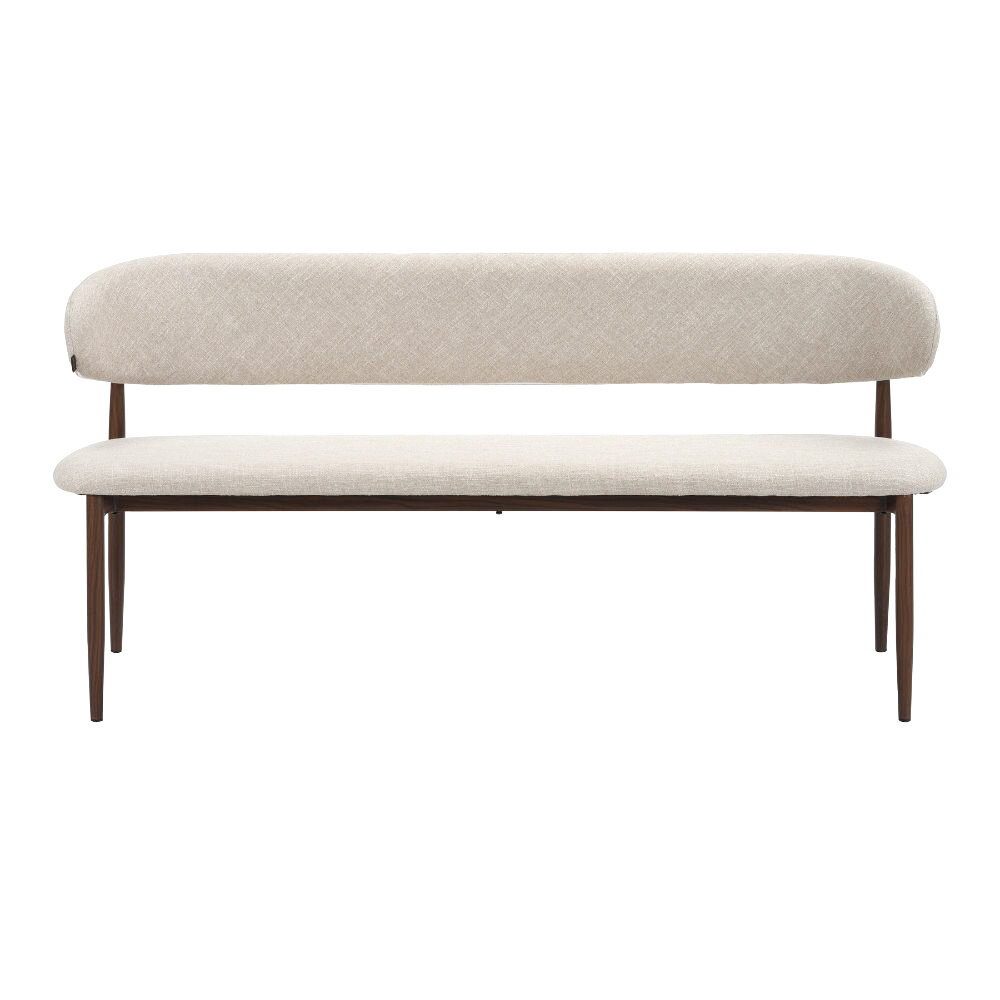 Bankje Belen ja taupe 160 cm