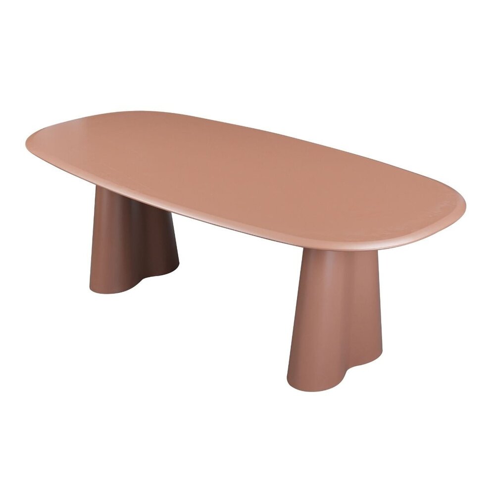 Eettafel Loron MDF mocha mousse 220 × 110 cm