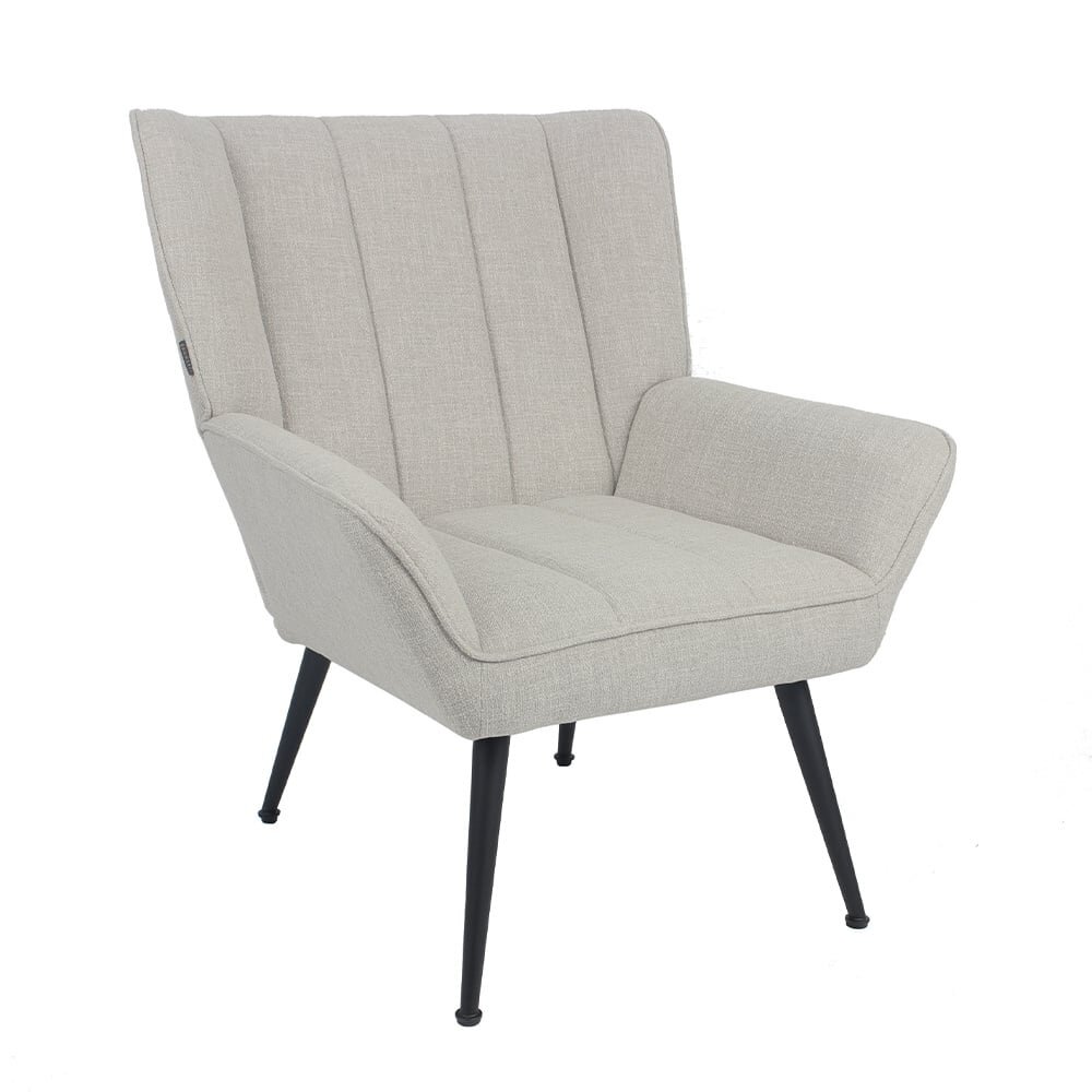 Fauteuil Ale stof taupe