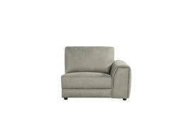 Bank Linia microsuede taupe 5 5-zits rechts