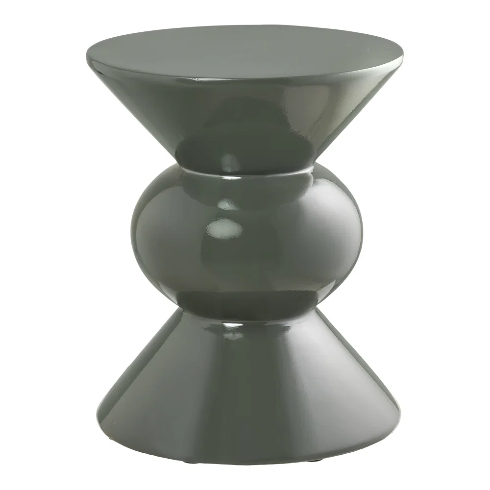 Bijzettafel Marna fiberglass groen