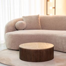 Salontafel Marmi travertin espresso 70 cm