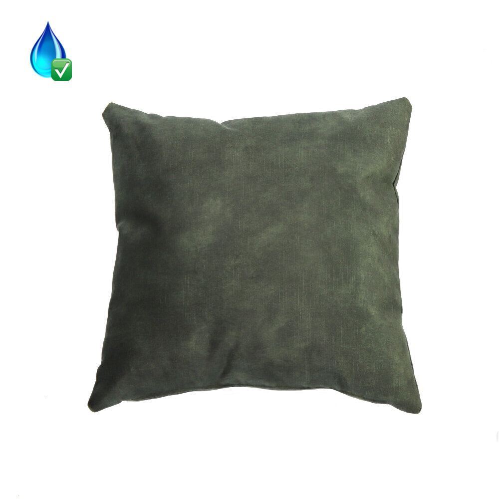 Kussen Palen velours donkergroen 45 × 45 cm