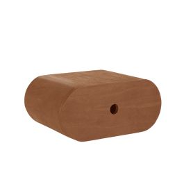Wanddecoratie Elel mangohout naturel smooth 45 cm