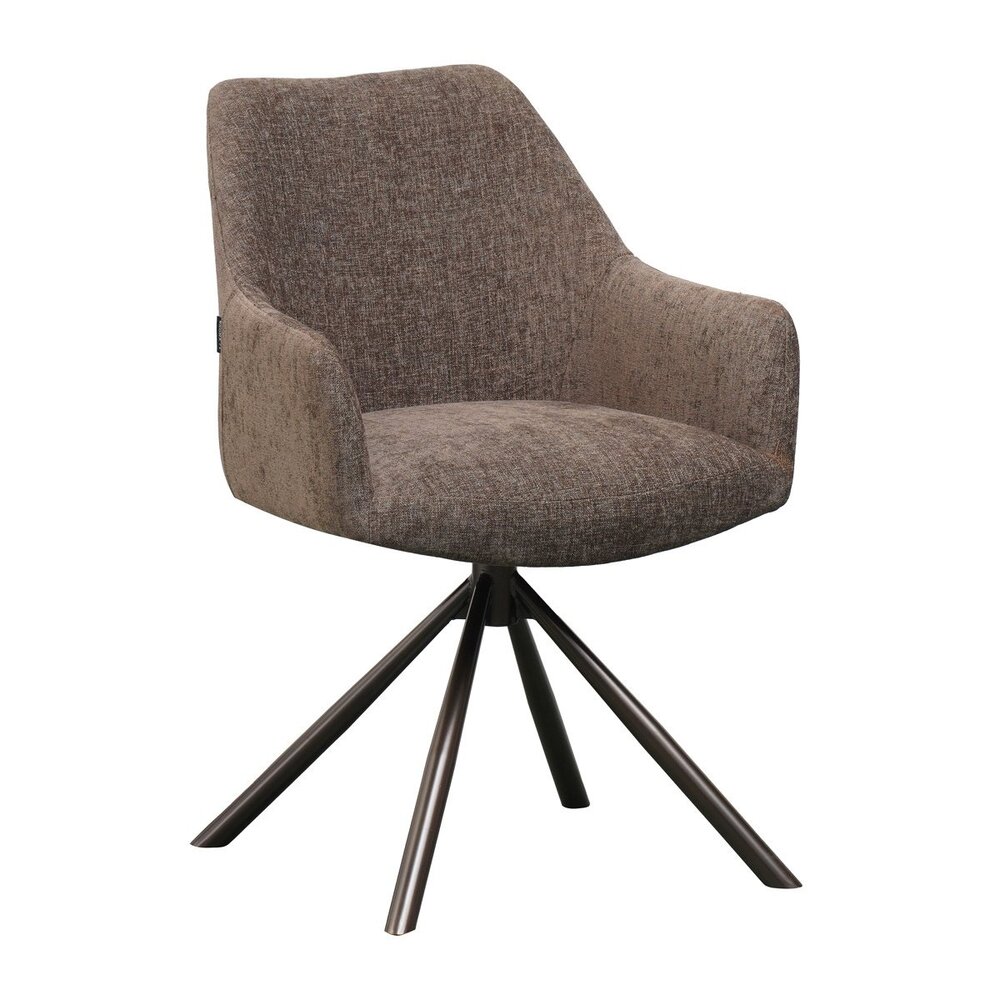 Stoel Belar velours bruin 60 cm