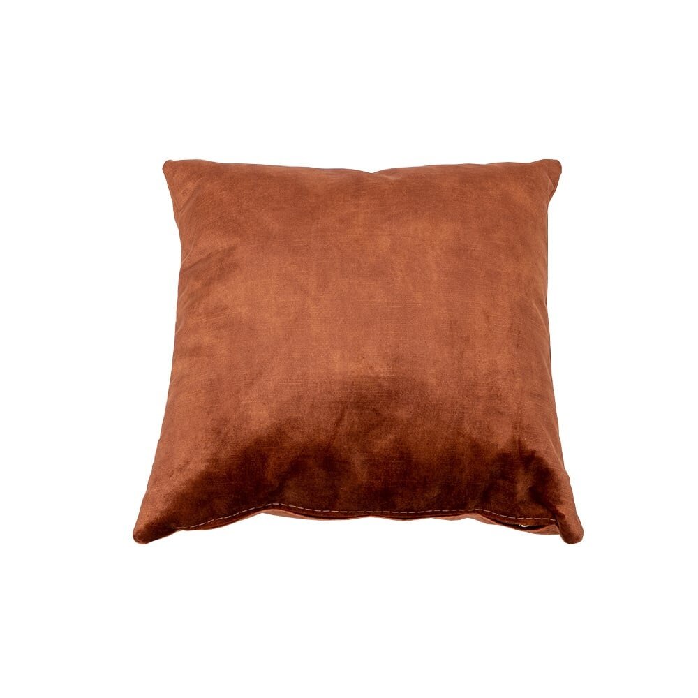 Kussen Ormi velours koper 45 × 45 cm