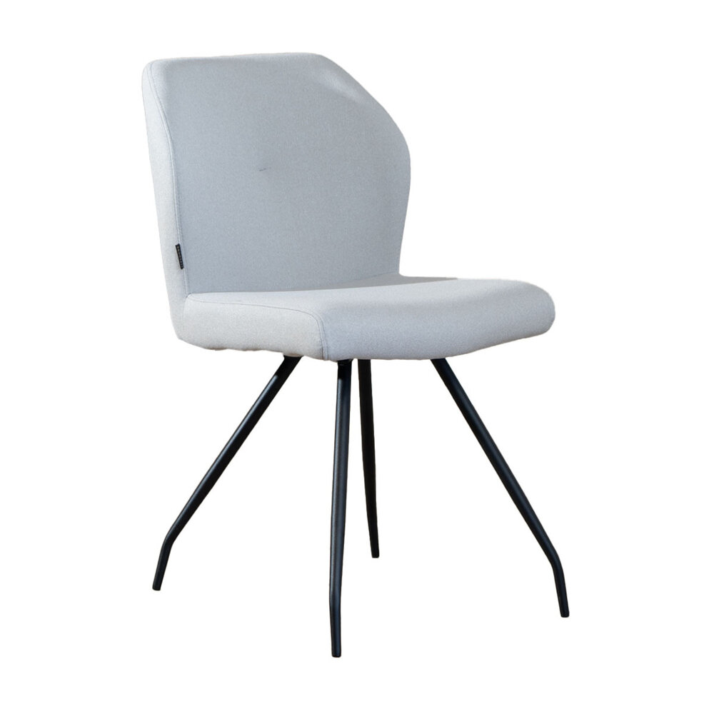 Stoel Ulen gerecycled polyester grijs 48 cm