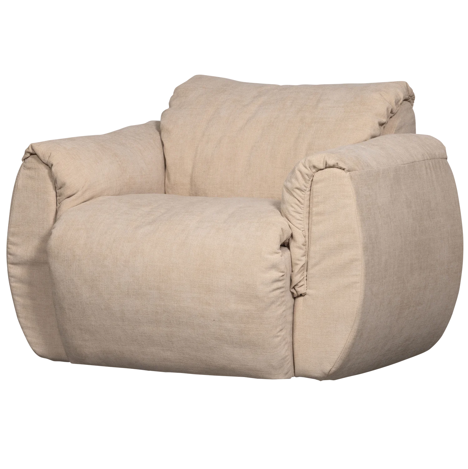 Fauteuil Galna polyester beige 104 cm