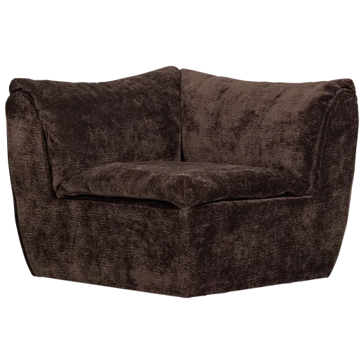 Bank Valsie polyester bruin 96 × 81 cm hoog