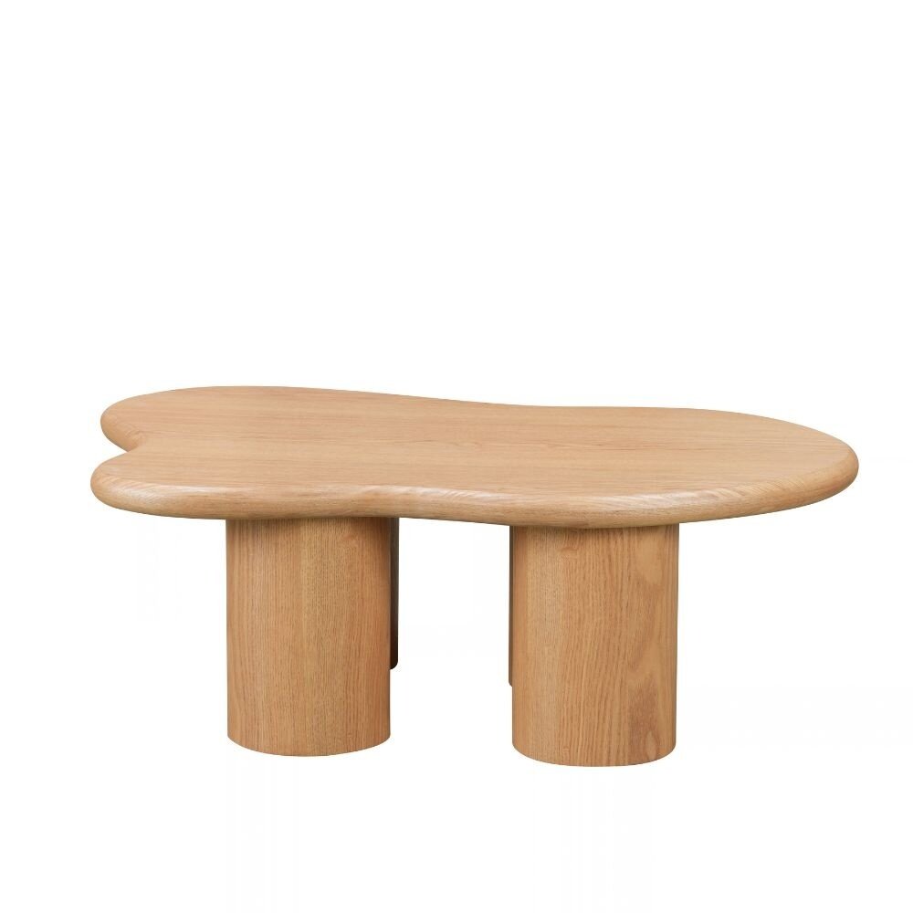 Salontafel Grar MDF + eikenfineer blank eiken organisch