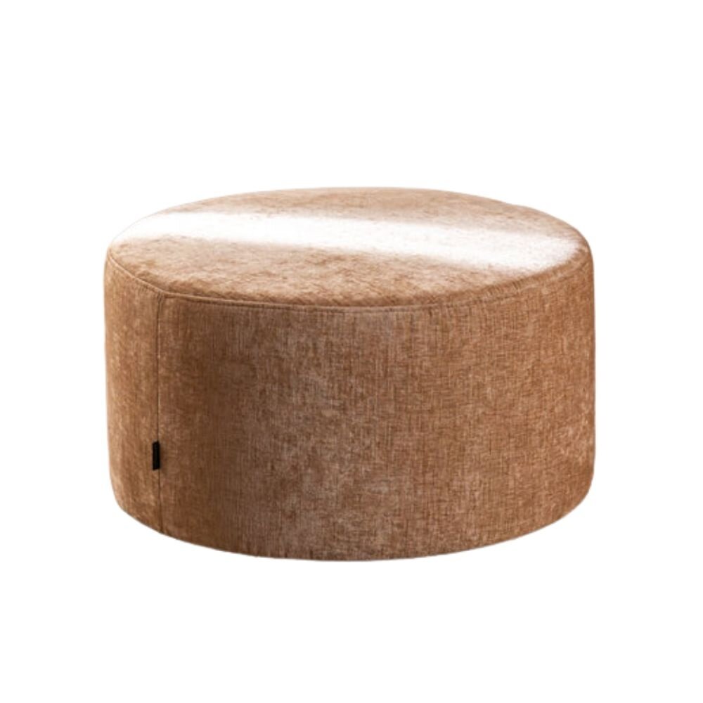 Poef Talna chenille peach rond Ø70 cm