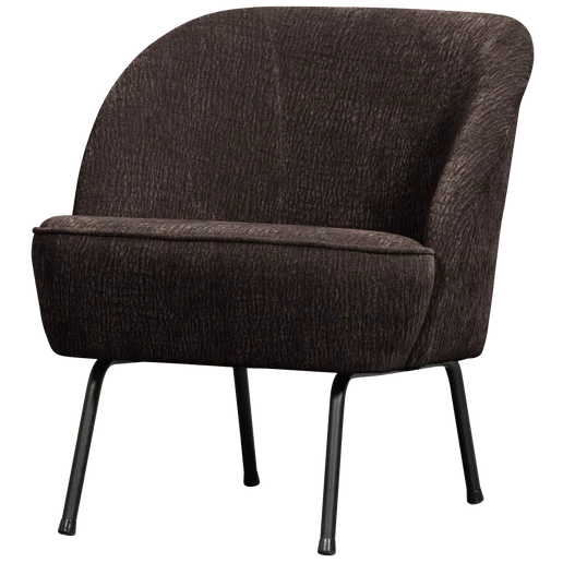 Fauteuil Perio polyester bruin 57 cm