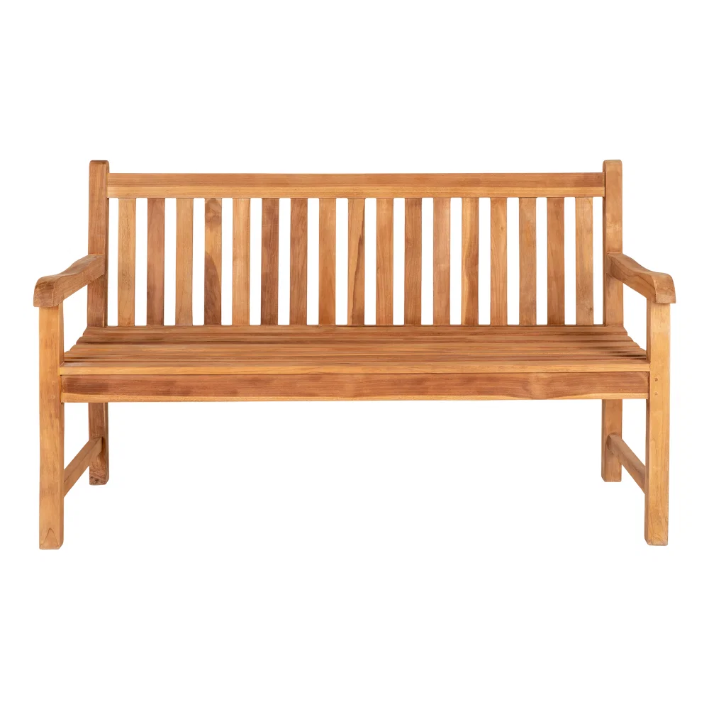 Bankje Lanna teak naturel 150 cm