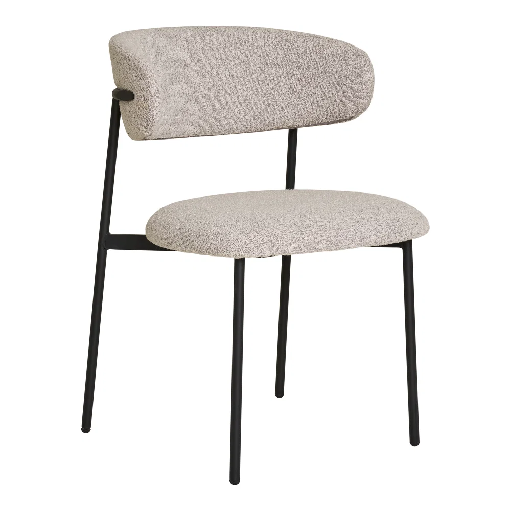 Eetkamerstoel Gra staal zand 55 cm