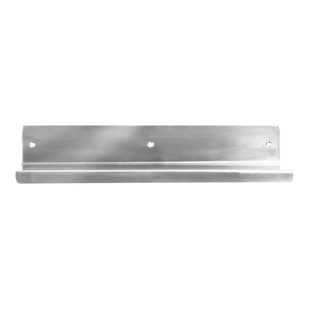 Wandplank Lorio staal zilver