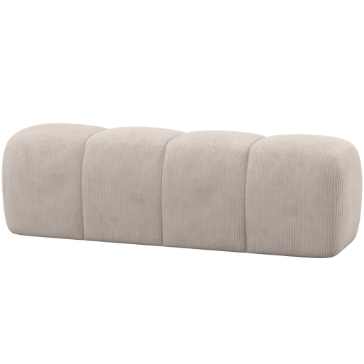 Bank Ilnami beige 164 cm 164 × 51 cm hoog